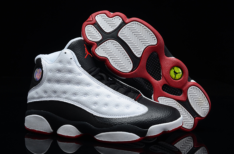 Air Jordan 13 Mens Shoes A Black/White/Red Online